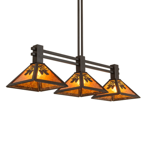 Whispering Pines Three Light Island Pendant