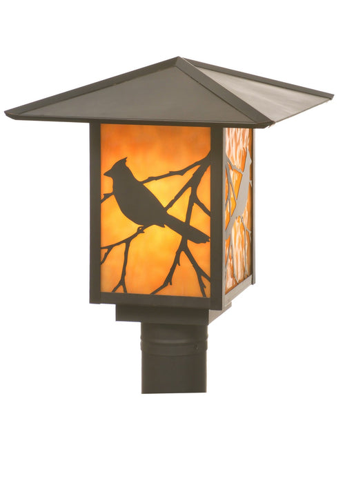 Meyda Tiffany - 41722 - One Light Post Mount - Seneca - Craftsman Brown