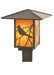 Meyda Tiffany - 41722 - One Light Post Mount - Seneca - Craftsman Brown