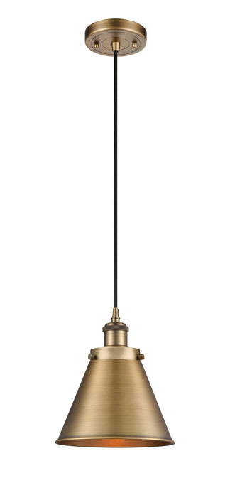 Innovations - 916-1P-BB-M13-BB - One Light Mini Pendant - Ballston Urban - Brushed Brass