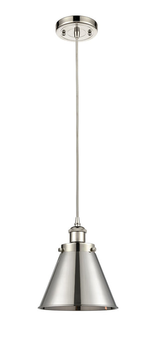 Innovations - 916-1P-PN-M13-PN - One Light Mini Pendant - Ballston Urban - Polished Nickel