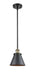 Innovations - 916-1S-BAB-M13-BK - One Light Mini Pendant - Ballston Urban - Black Antique Brass