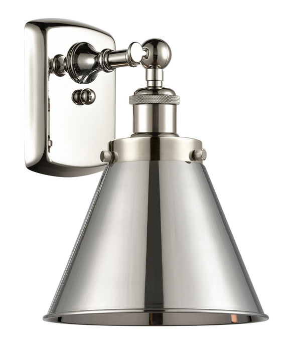 Innovations - 916-1W-PN-M13-PN - One Light Wall Sconce - Ballston Urban - Polished Nickel