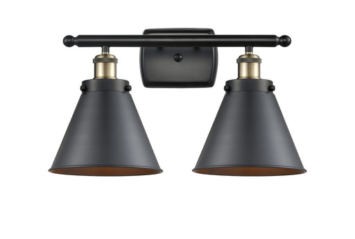 Innovations - 916-2W-BAB-M13-BK - Two Light Bath Vanity - Ballston Urban - Black Antique Brass