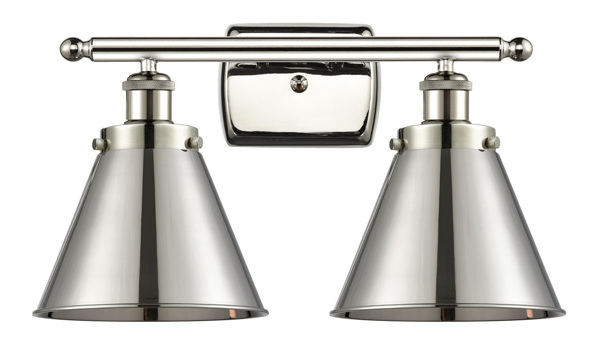 Innovations - 916-2W-PN-M13-PN - Two Light Bath Vanity - Ballston Urban - Polished Nickel