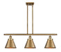 Innovations - 916-3I-BB-M13-BB - Three Light Island Pendant - Ballston Urban - Brushed Brass