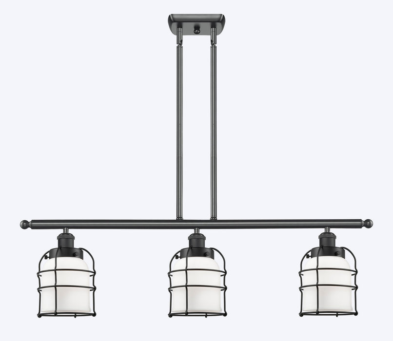 Innovations - 916-3I-BK-G51-CE - LED Island Pendant - Ballston Urban - Matte Black