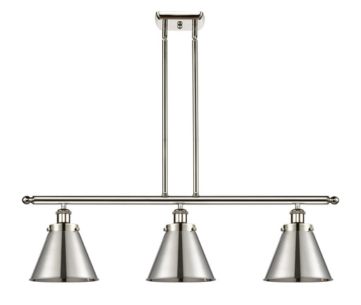 Innovations - 916-3I-PN-M13-PN - Three Light Island Pendant - Ballston Urban - Polished Nickel