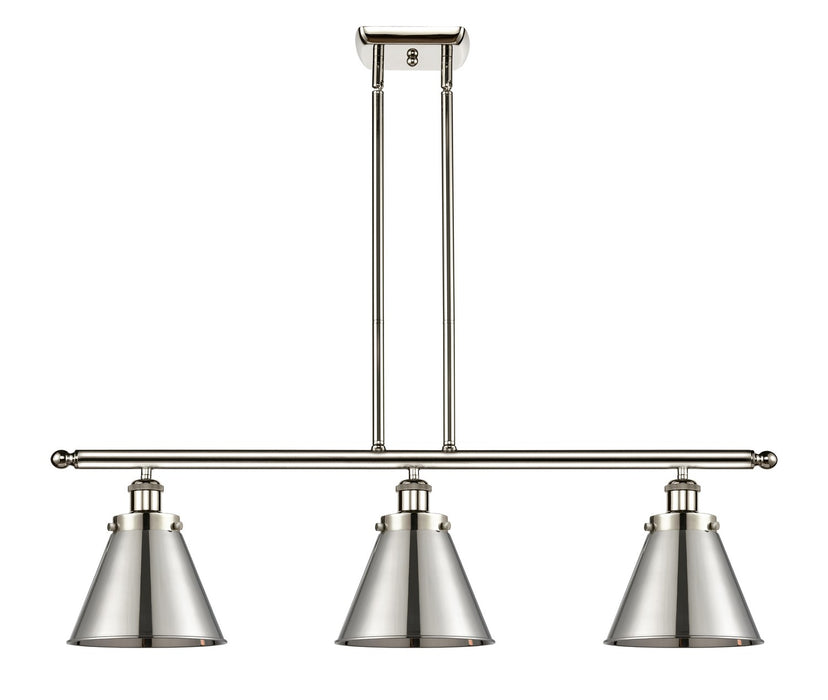 Innovations - 916-3I-PN-M13-PN - Three Light Island Pendant - Ballston Urban - Polished Nickel