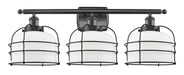 Innovations - 916-3W-BK-G71-CE - LED Bath Vanity - Ballston Urban - Matte Black