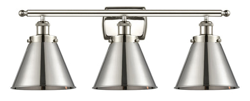 Innovations - 916-3W-PN-M13-PN - Three Light Bath Vanity - Ballston Urban - Polished Nickel