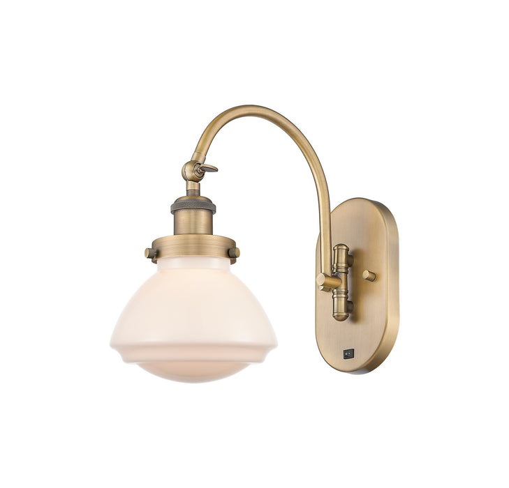 Innovations - 918-1W-BB-G321 - One Light Wall Sconce - Franklin Restoration - Brushed Brass