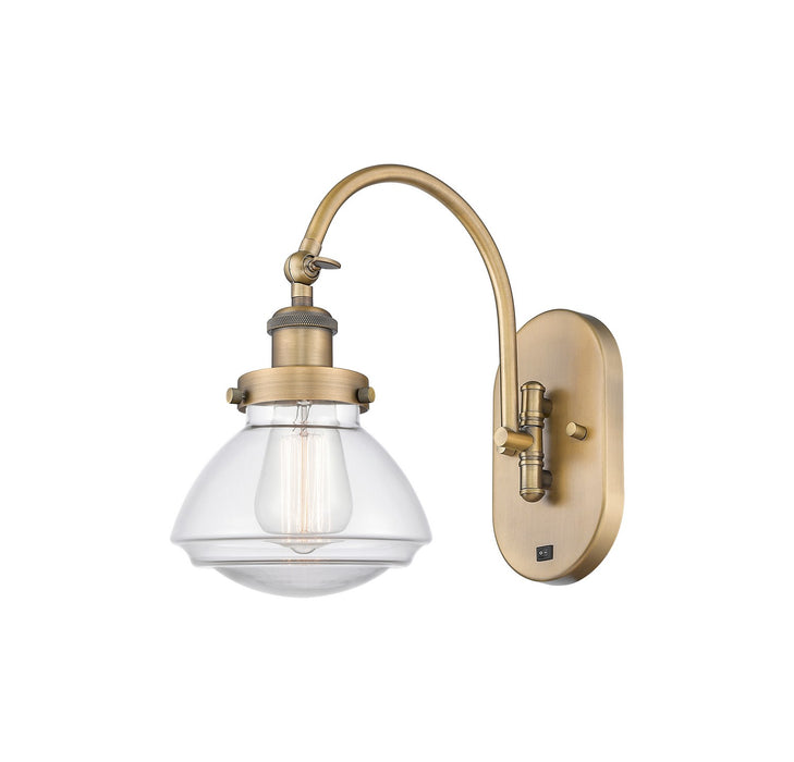 Innovations - 918-1W-BB-G322 - One Light Wall Sconce - Franklin Restoration - Brushed Brass