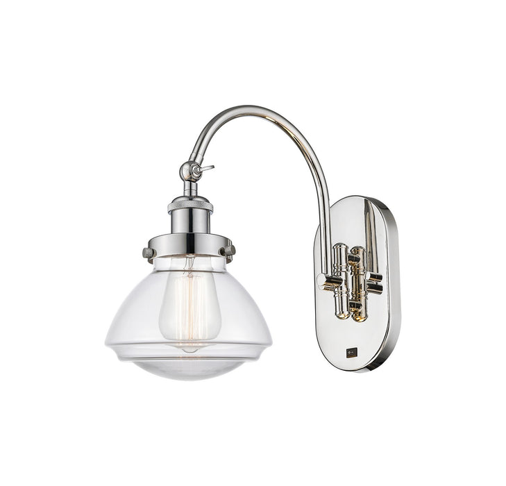 Innovations - 918-1W-PN-G322 - One Light Wall Sconce - Franklin Restoration - Polished Nickel