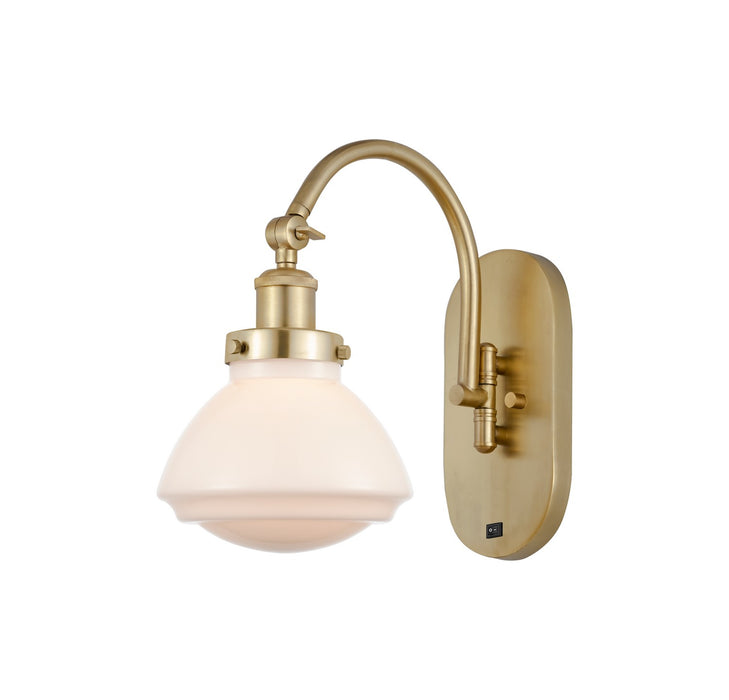 Innovations - 918-1W-SG-G321 - One Light Wall Sconce - Franklin Restoration - Satin Gold