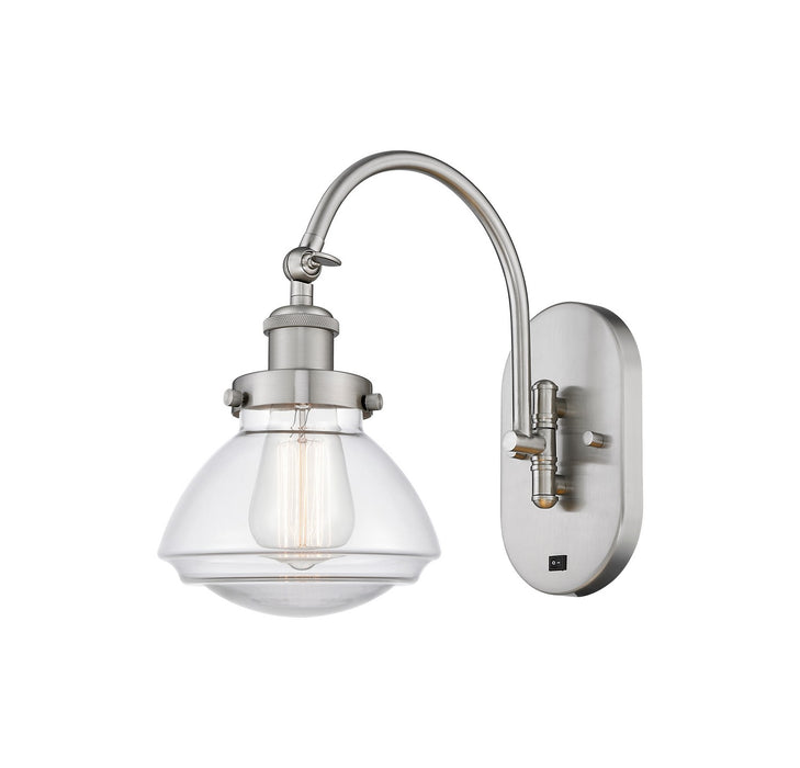 Innovations - 918-1W-SN-G322 - One Light Wall Sconce - Franklin Restoration - Brushed Satin Nickel