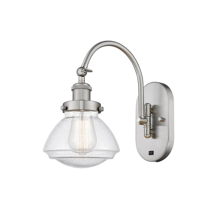 Innovations - 918-1W-SN-G324 - One Light Wall Sconce - Franklin Restoration - Brushed Satin Nickel