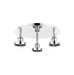 Innovations - 916-3C-PC - Three Light Flush Mount - Downtown Urban - Polished Chrome