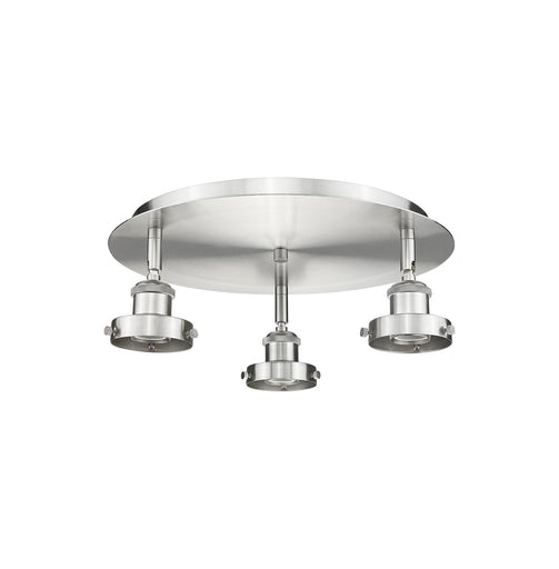 Downtown Urban Three Light Flush Mount