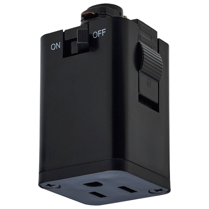 Nuvo Lighting - TP255 - Outlet Track Adapter - Black