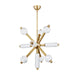 Corbett Lighting - 452-36-VB - LED Chandelier - Atom - Vintage Brass