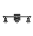 Meyda Tiffany - 202358 - Three Light Vanity Hardware - Mission - Solar Black