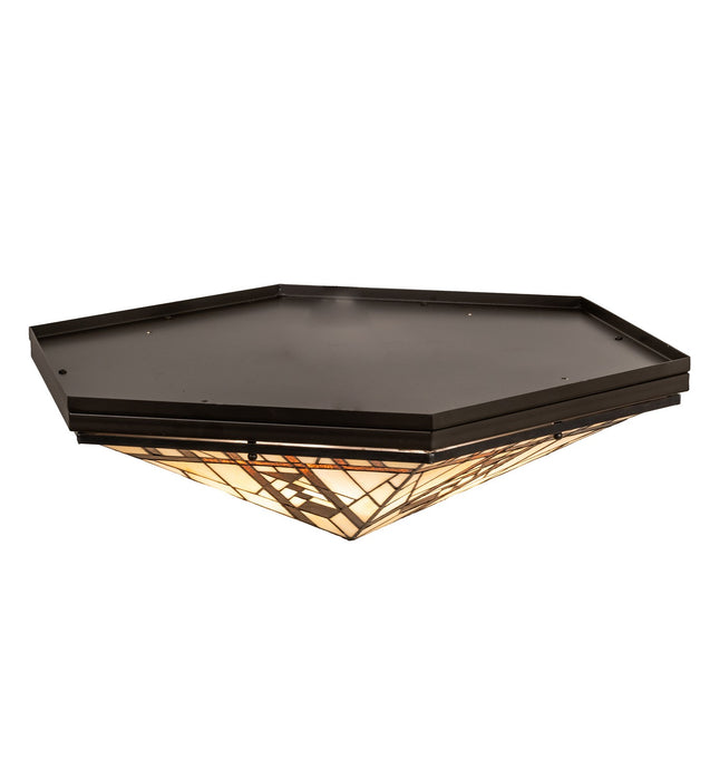 Meyda Tiffany - 272026 - Six Light Flushmount - Sonoma - Bronze