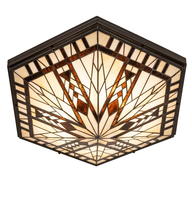 Meyda Tiffany - 272026 - Six Light Flushmount - Sonoma - Bronze