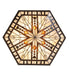 Meyda Tiffany - 272026 - Six Light Flushmount - Sonoma - Bronze