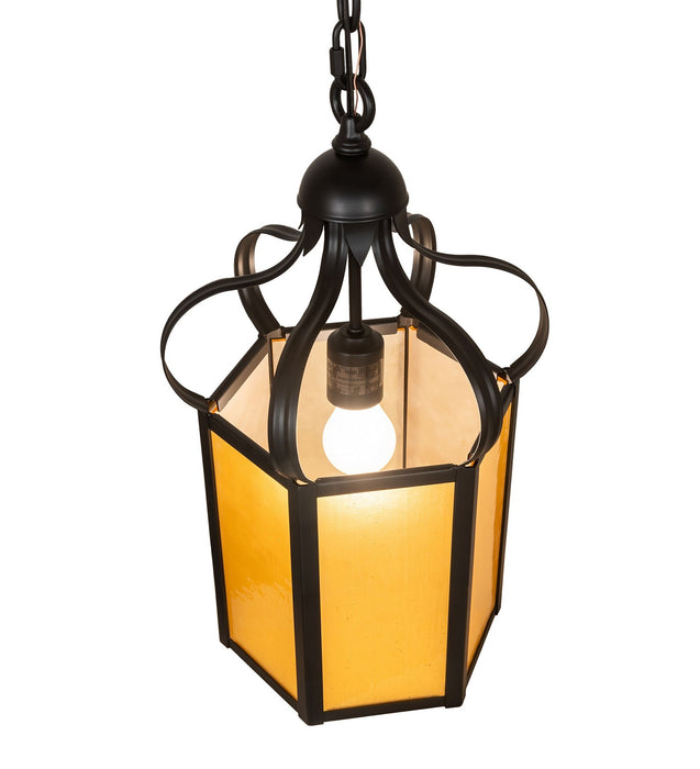 Meyda Tiffany - 272969 - One Light Pendant - Mt. Carmel Chapel - Solar Black