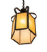 Meyda Tiffany - 272969 - One Light Pendant - Mt. Carmel Chapel - Solar Black