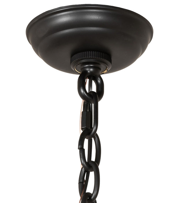 Meyda Tiffany - 272969 - One Light Pendant - Mt. Carmel Chapel - Solar Black