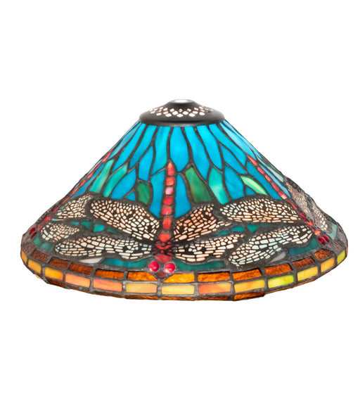 Meyda Tiffany - 10510 - Shade - Tiffany Hanginghead Dragonfly - Antique,Mahogany Bronze