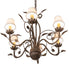 Meyda Tiffany - 270774 - Six Light Chandelier - Bordeaux - Antiquity
