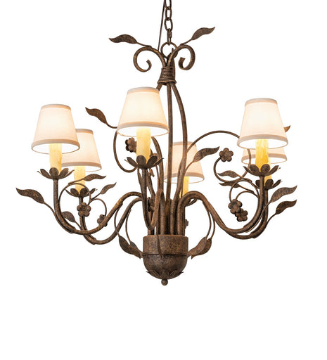 Bordeaux Six Light Chandelier