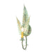 Meyda Tiffany - 272214 - One Light Wall Sconce - Fern - Verdigris On Brass