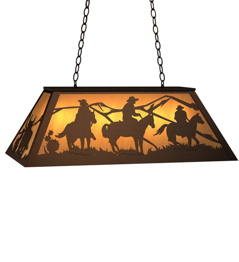 Rustlers Six Light Pendant