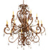 Meyda Tiffany - 274242 - 20 Light Chandelier - Serratina - Autumn Leaf