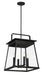 Minka-Lavery - 73216-66A - Four Light Outdoor Hanging Lantern - Isla Vista - Coal