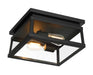 Minka-Lavery - 73217-66A - Two Light Outdoor Flush Mount - Isla Vista - Coal