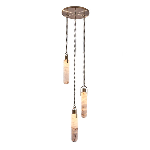 Flint Additions LED Pendant Winter Brass