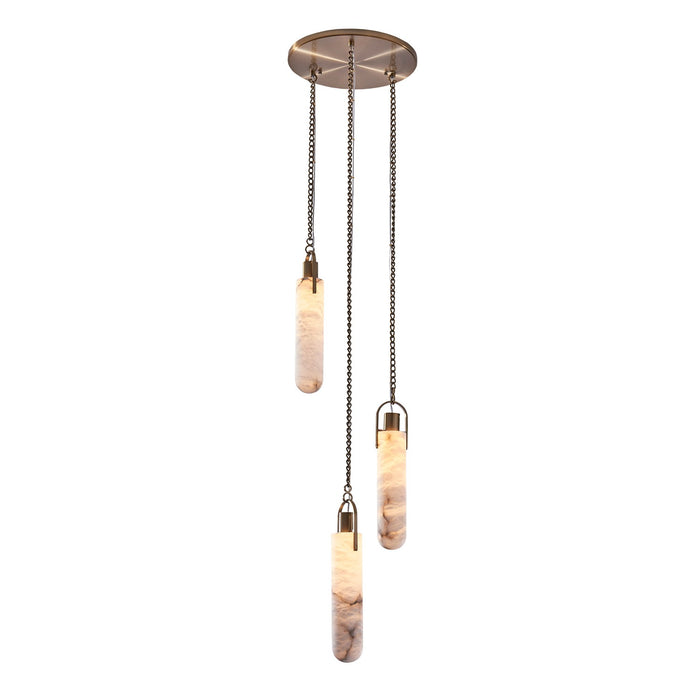 Kalco - 519276WB - LED Pendant - Flint Additions - Winter Brass