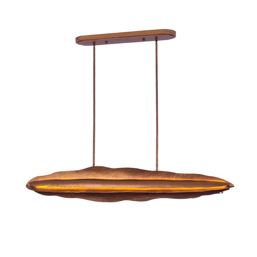 Folia LED Island Pendant Warm Gold