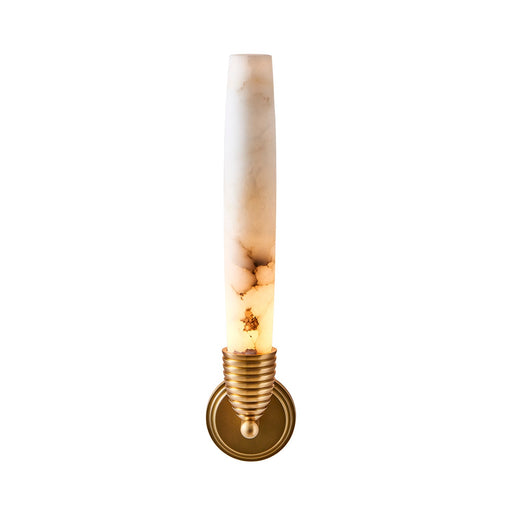 Gypsum LED Wall Sconce True Brass
