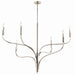 Kichler - 52674PN - Six Light Chandelier - Livadia - Polished Nickel