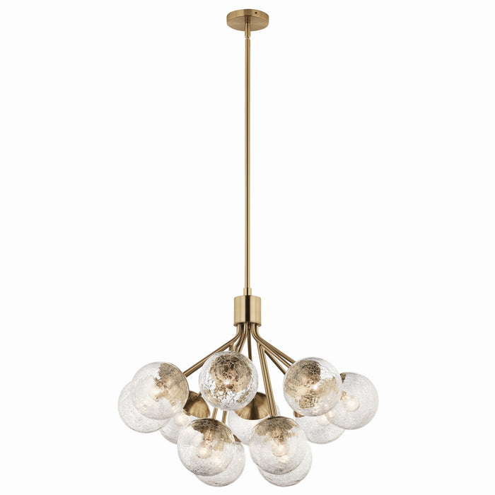 Kichler - 52701CPZ - 12 Light Chandelier Convertible - Silvarious - Champagne Bronze