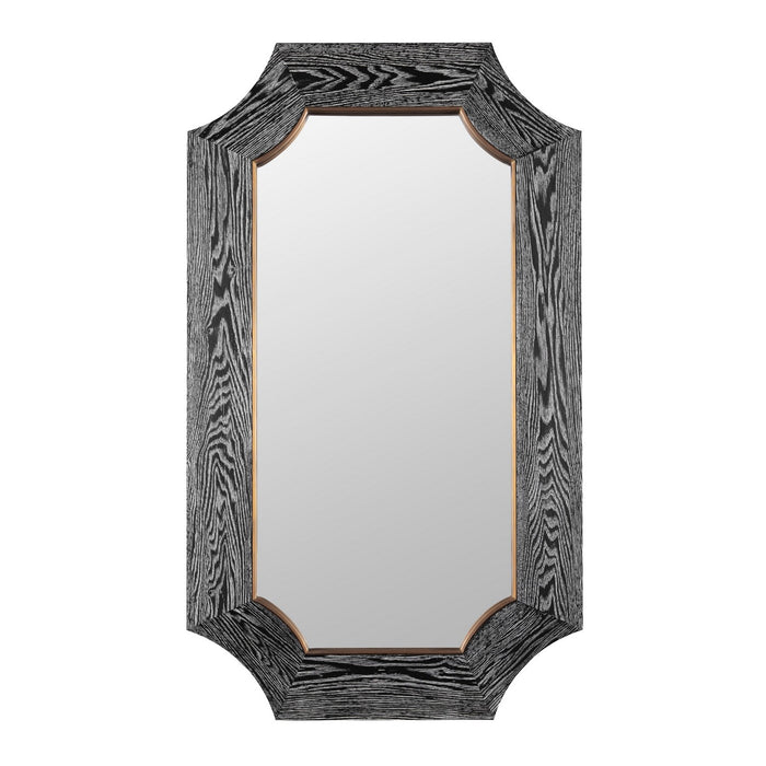 Varaluz - 449MI26A - Wall Mirror - Farra - Cerused Black/Weathered Brass