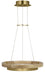 Visual Comfort Modern - 700GRC24HABNO-LED930 - LED Chandelier - Grace - Hand Rubbed Antique Brass/Natural Oak