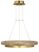 Visual Comfort Modern - 700GRC30HABNO-LED930 - LED Chandelier - Grace - Hand Rubbed Antique Brass/Natural Oak