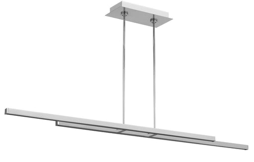 Stagger LED Linear Suspension Polished Stainless Steel